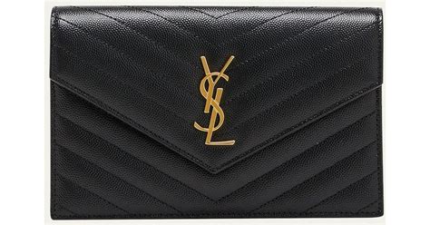 ysl envelope chain wallet small|ysl large wallet on chain.